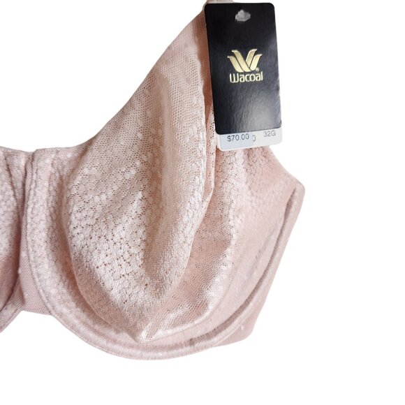 Wacoal Bra 32G Nude Beige Women's Back Appeal Underwire Back Close NEW - Picture 3 of 9